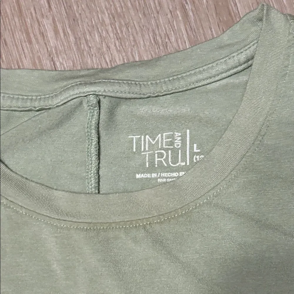 Time & Tru Mint Super Soft Women's Sleeveless Tank Dress